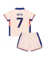 Chelsea Pedro Neto #7 Bortedraktsett Barn 2024-25 Korte ermer (+ bukser)